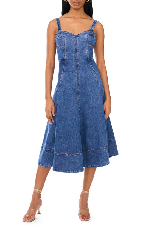 The Evie Denim Midi Dress