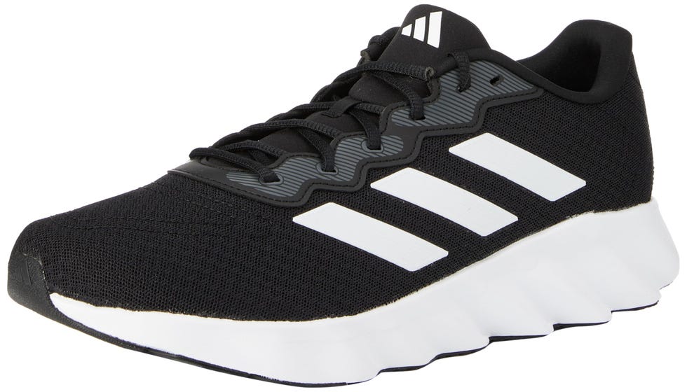 adidas Switch Move Running Shoes, Scarpe da Ginnastica Unisex-Adulto, Carbon Black/Footwear White/Grey Six, 42 2/3 EU