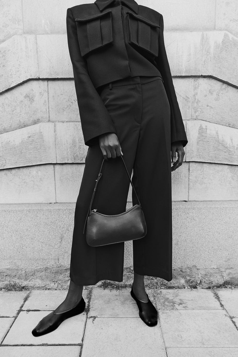 Wide Twill Trousers