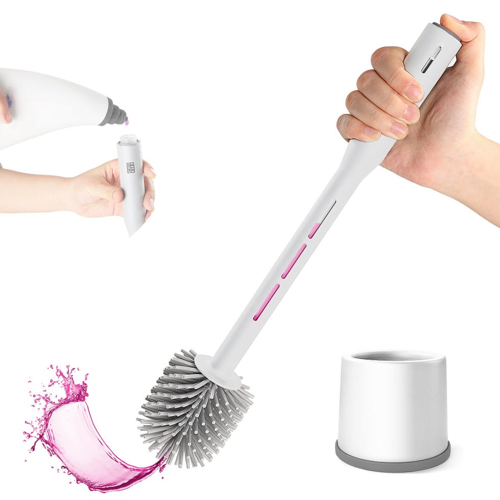 Escobilla de baño con dispensador de jabón