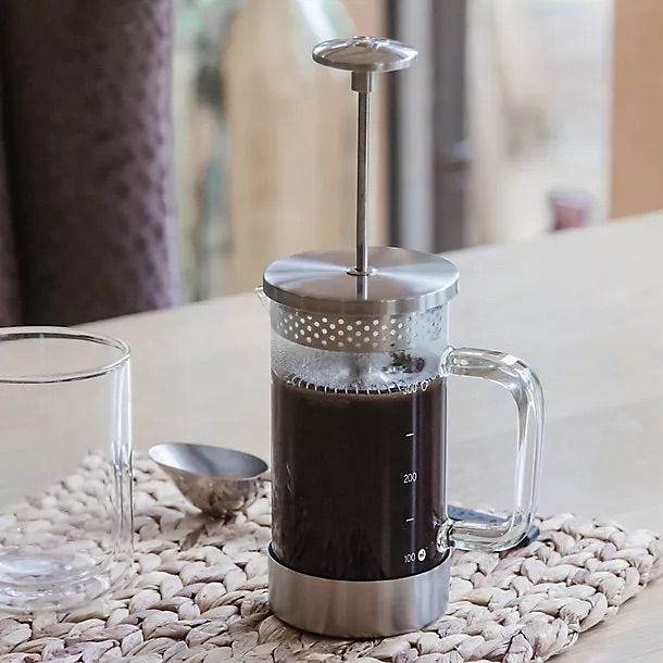 Silver 3-Cup Cafetière