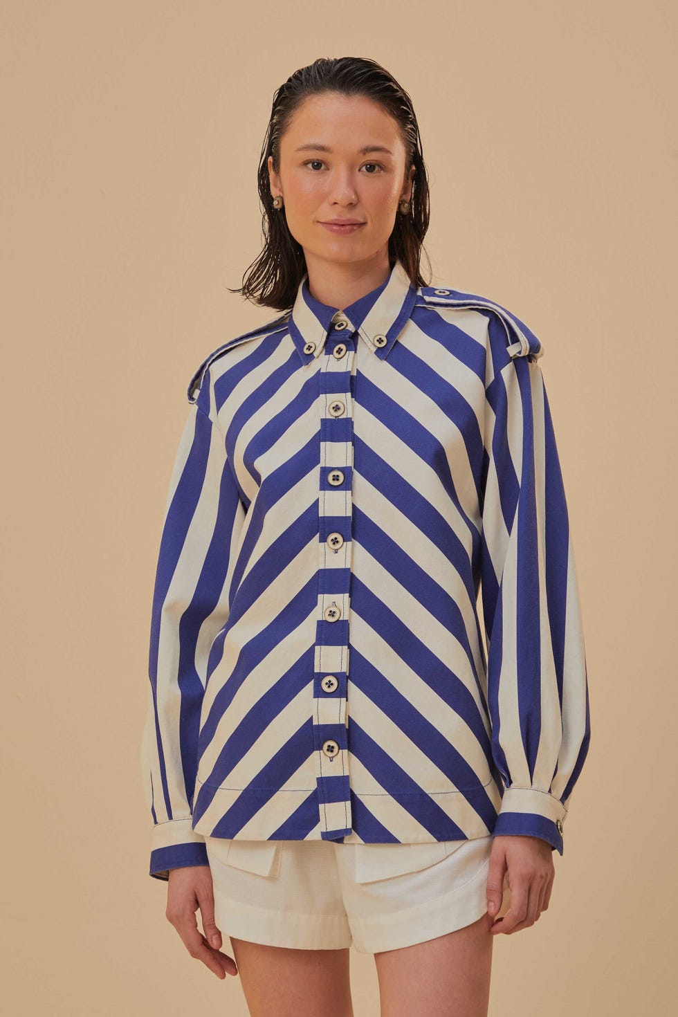 Blue Striped Shirt