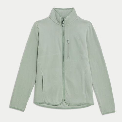 Funnel Neck Fleece Jacket