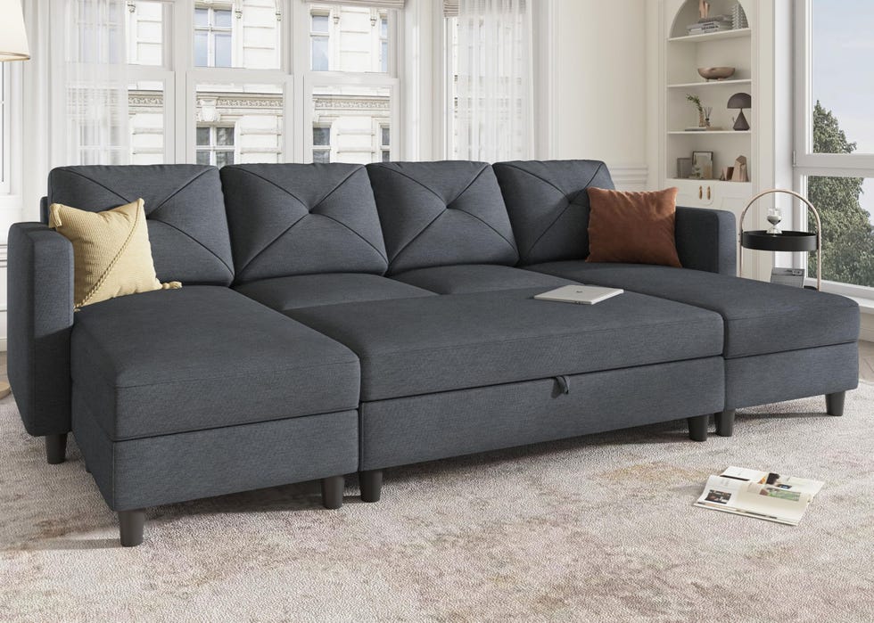 Sectional Sleeper Sofa U-Shaped Couch