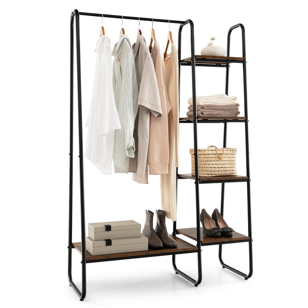 Garment Rack with Shelves Garment Rack with Shelves