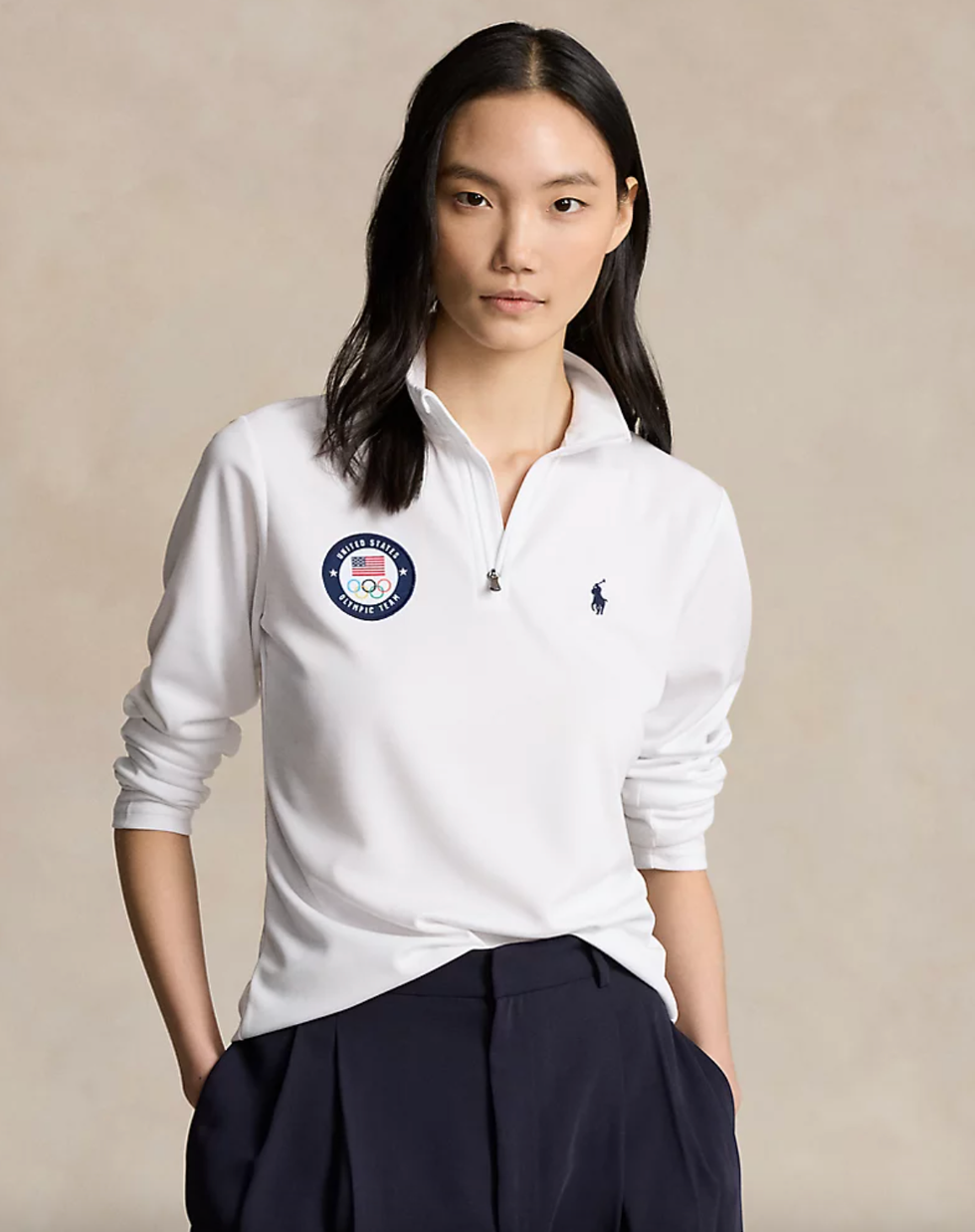 Team USA Micro-Dot Mesh Quarter-Zip