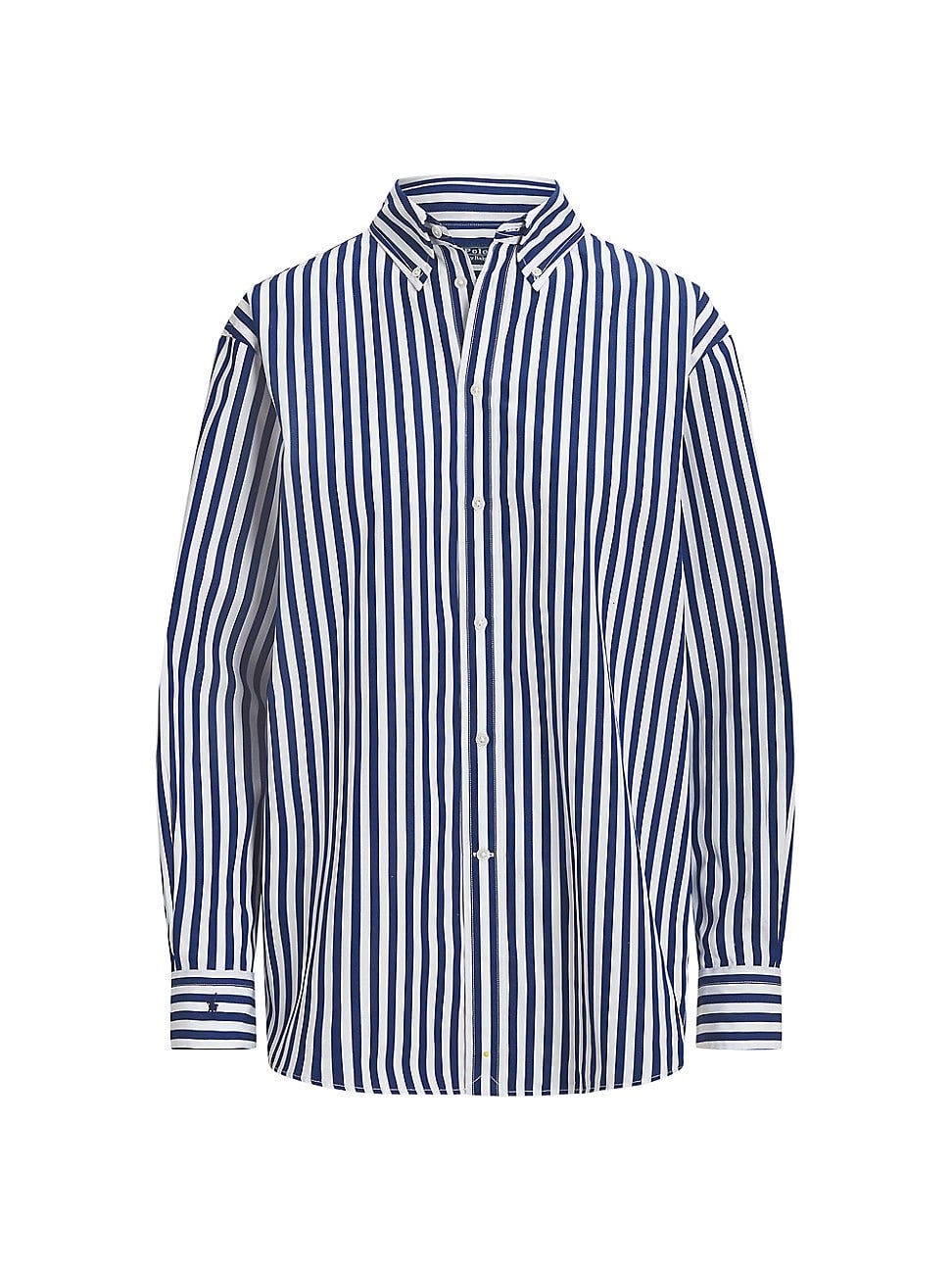 Striped Button-Up Shirt