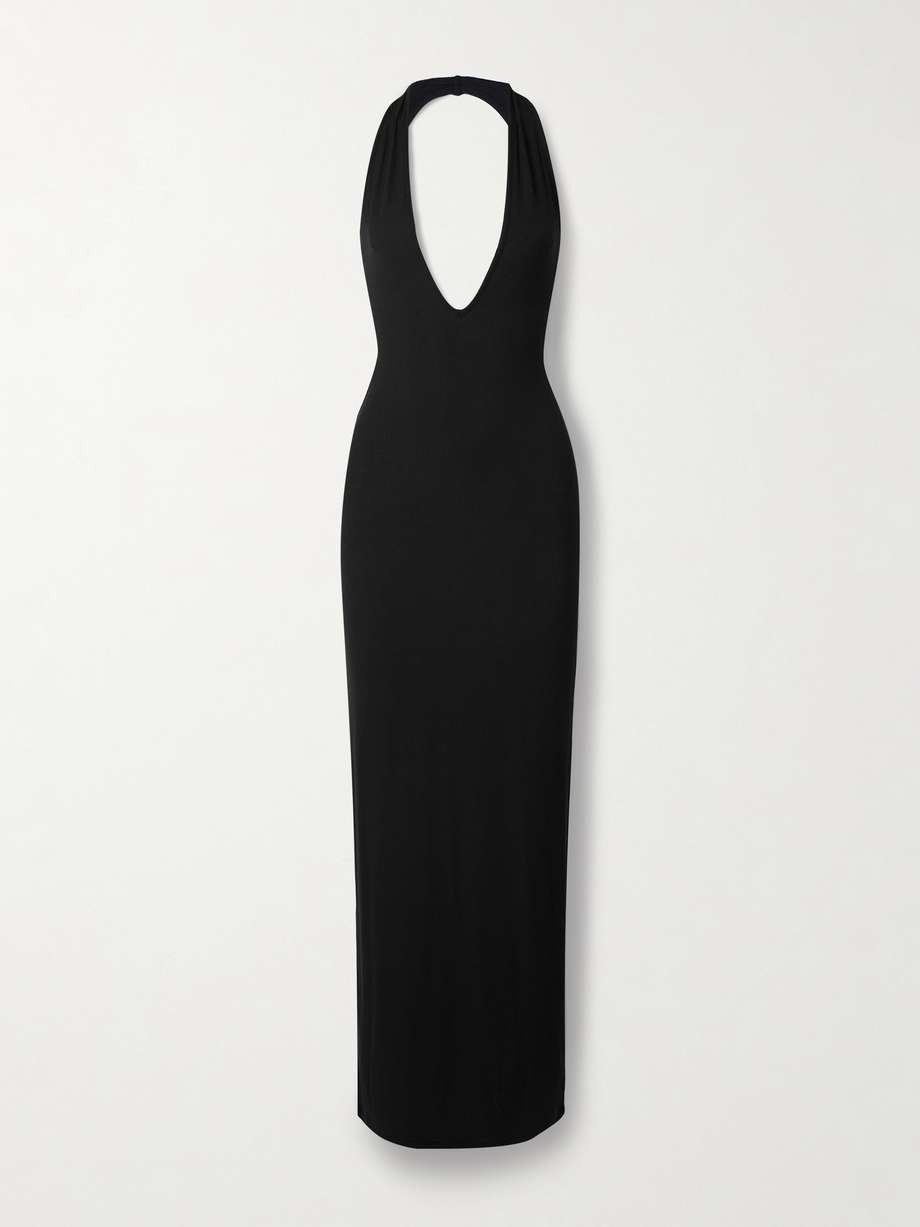 Soft Lounge Deep Plunge Dress