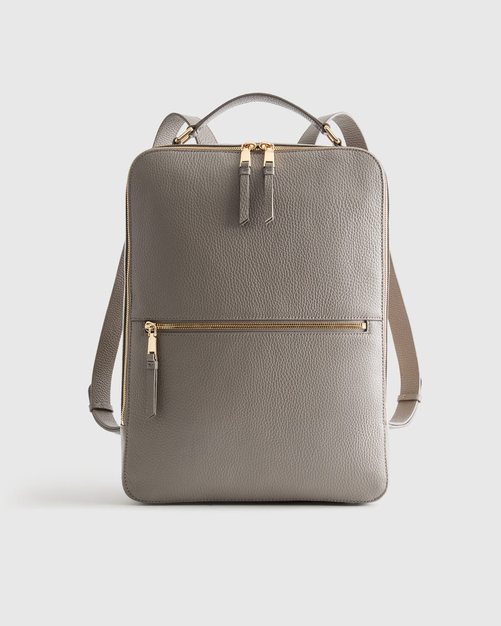 Italian Leather Laptop Backpack