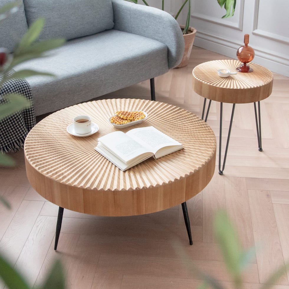 Nesting Round Coffee Table Set