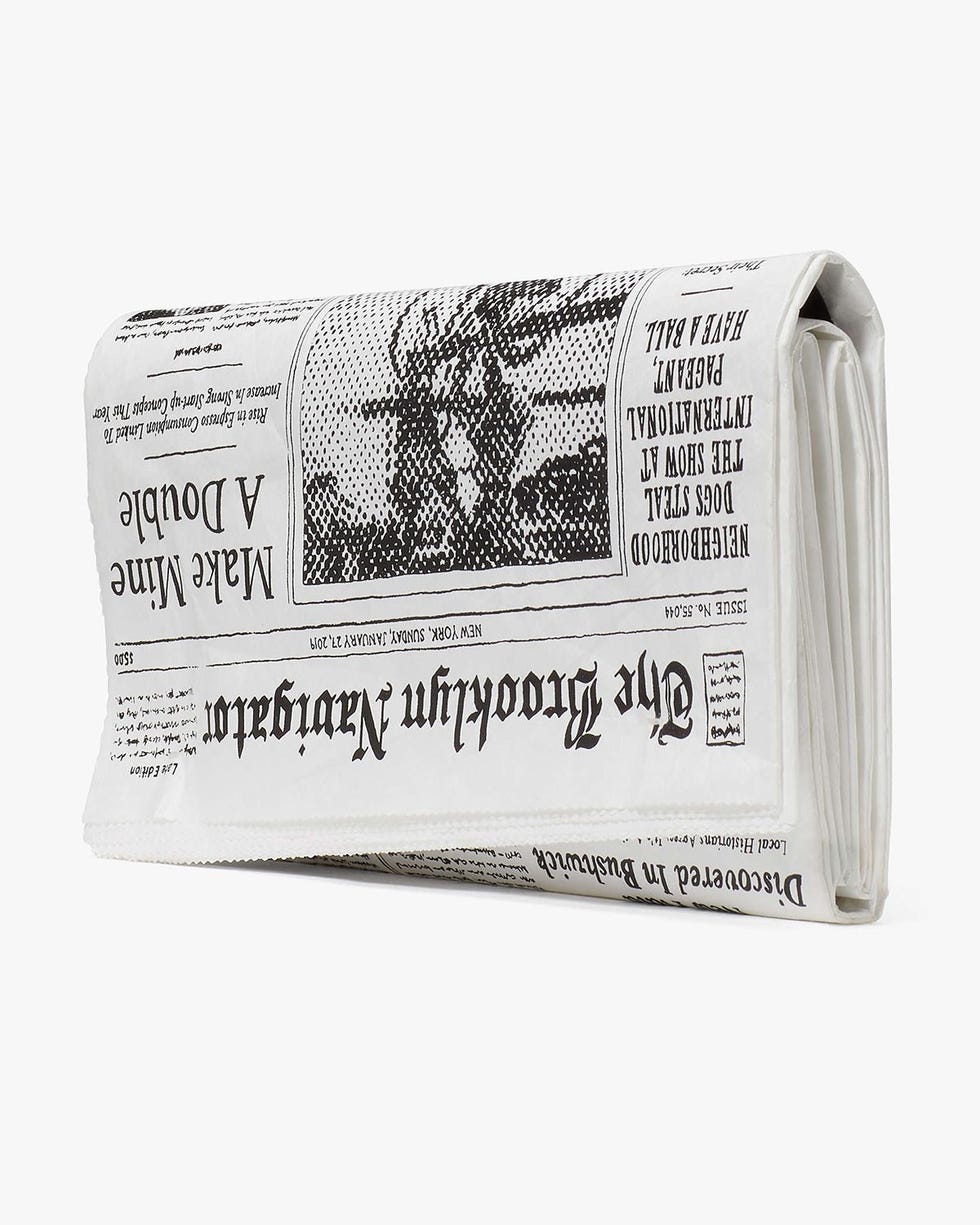 Glitzy Ritzy Newspaper Clutch