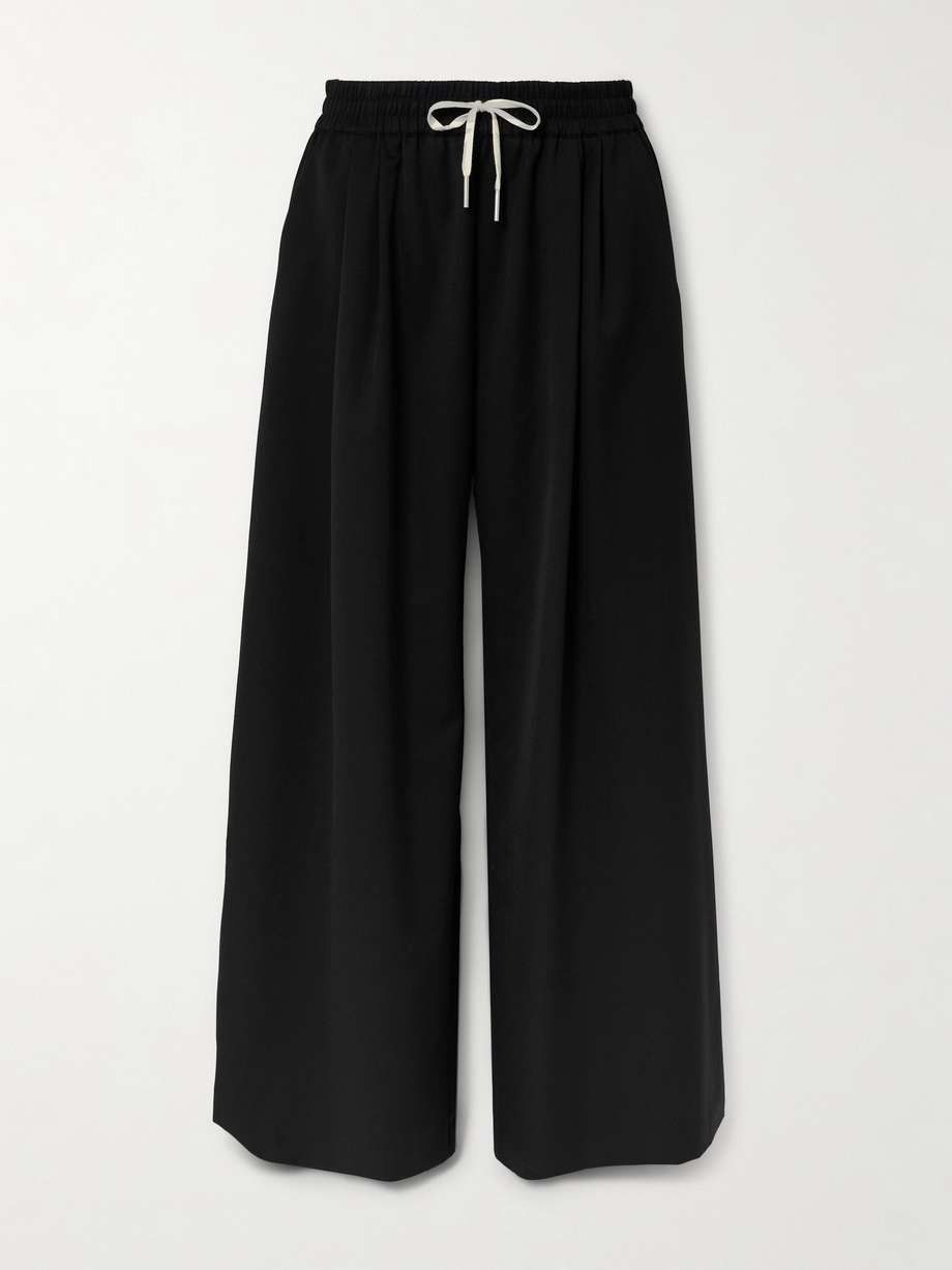 Pleated Wide-Leg Pants