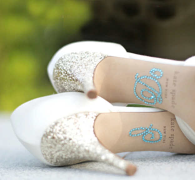 I Do Stickers for Bridal Shoes 