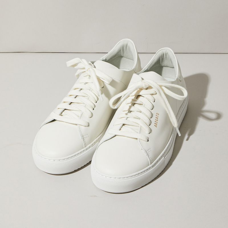 Low white shoes deals