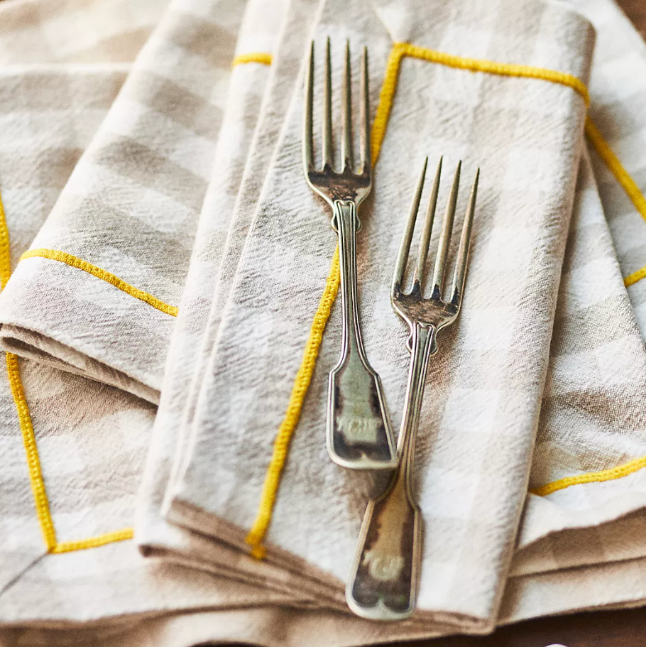 Ginny Gingham Napkins, Set of 4 Ginny Gingham Napkins, Set of 4