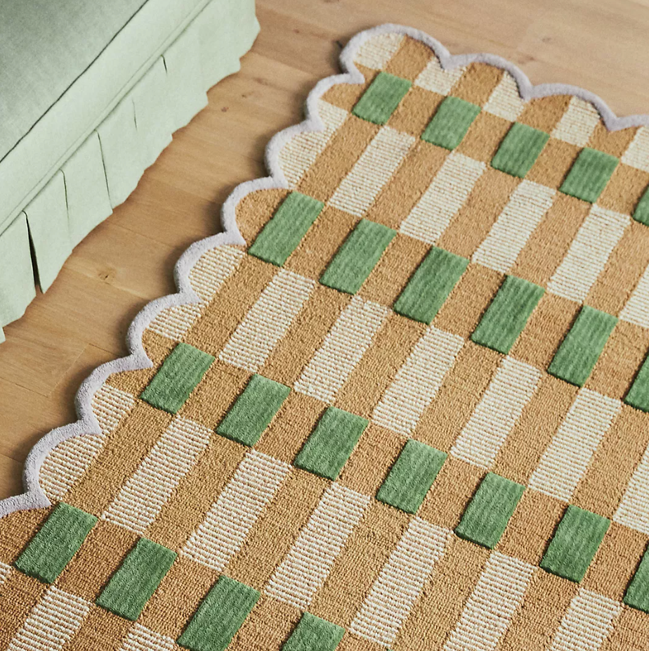 Tufted Plaid Rug Tufted Plaid Rug
