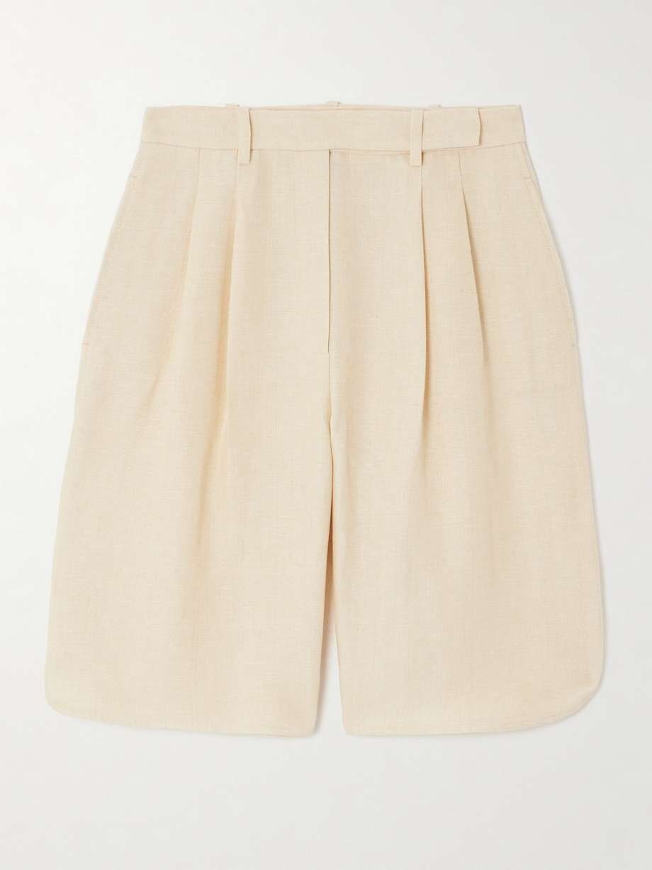 Pleated Shorts