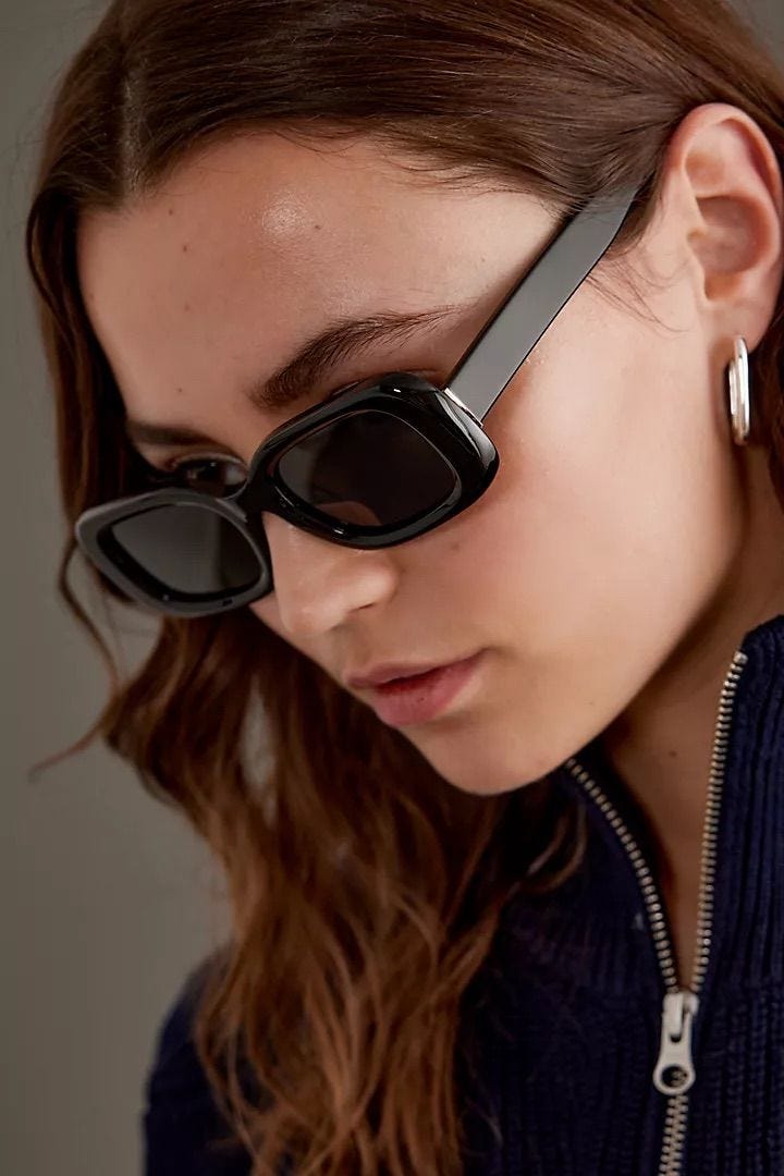 The Margot Acetate Rectangular Polarised Sunglasses