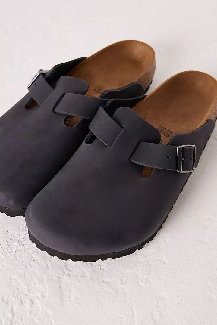 Boston Oiled Leather Clogs