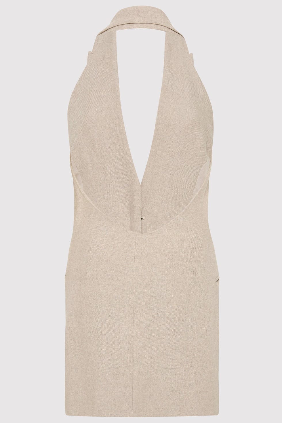 Linen Helm Vest - Natural