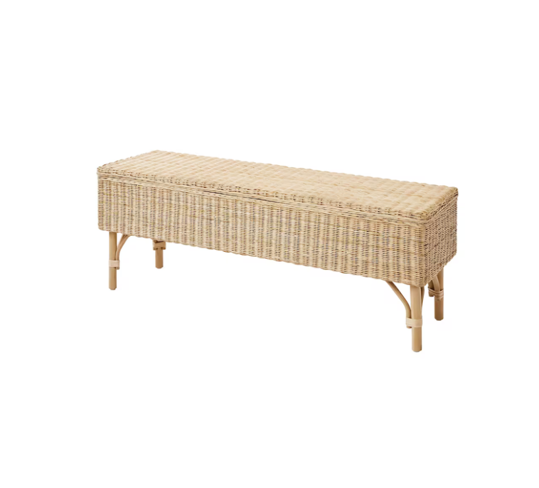 TOLKNING bench with storage