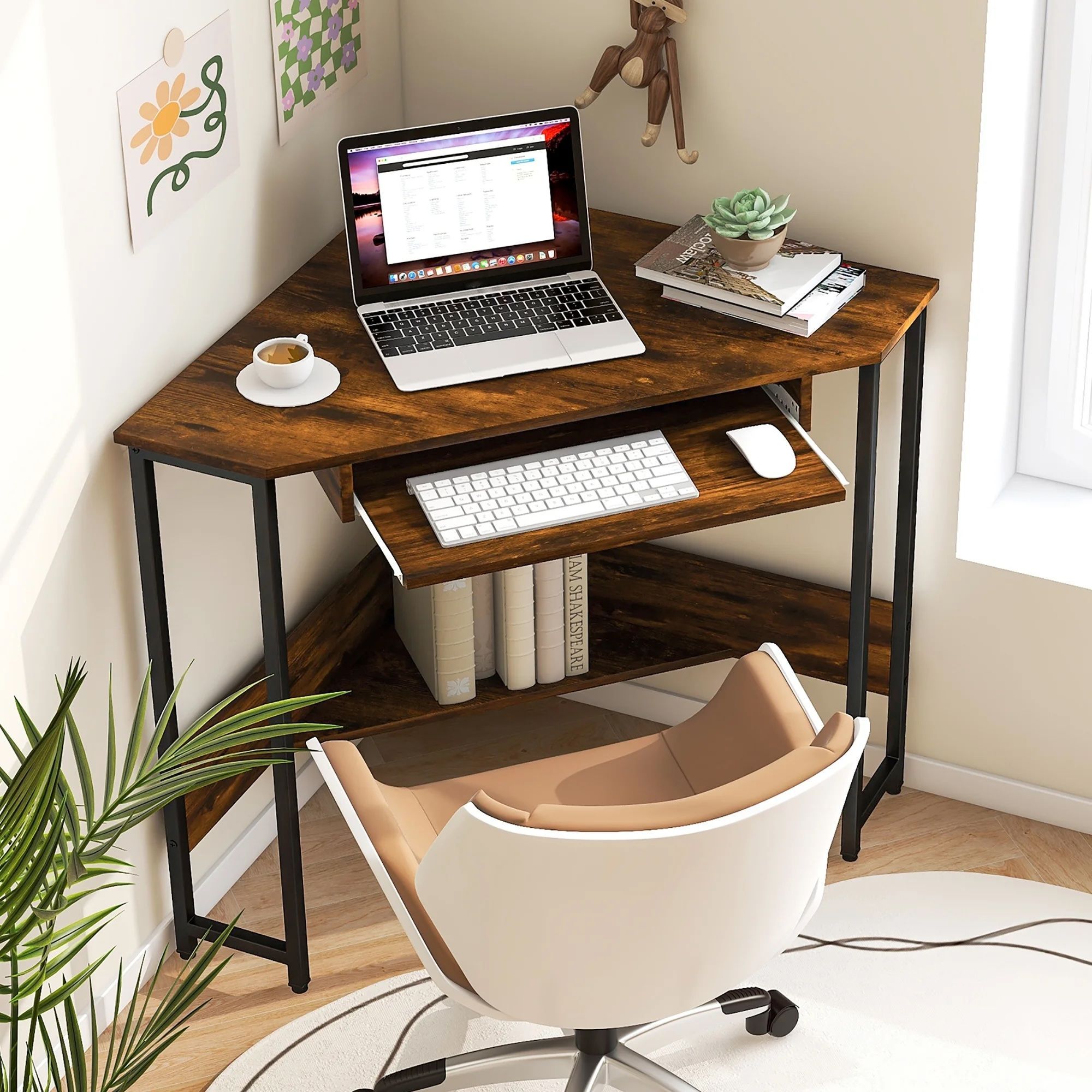 Small corner desks for small spaces discount