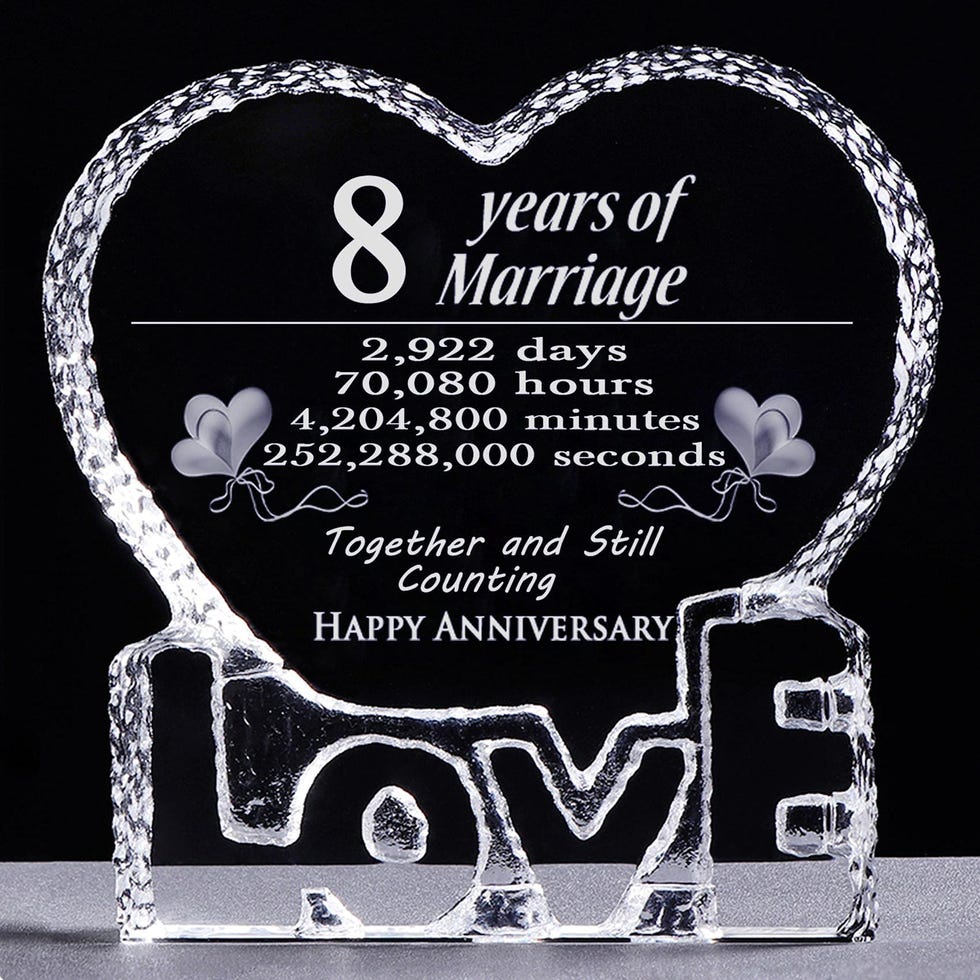 8 Years Of Marriage Keepsake