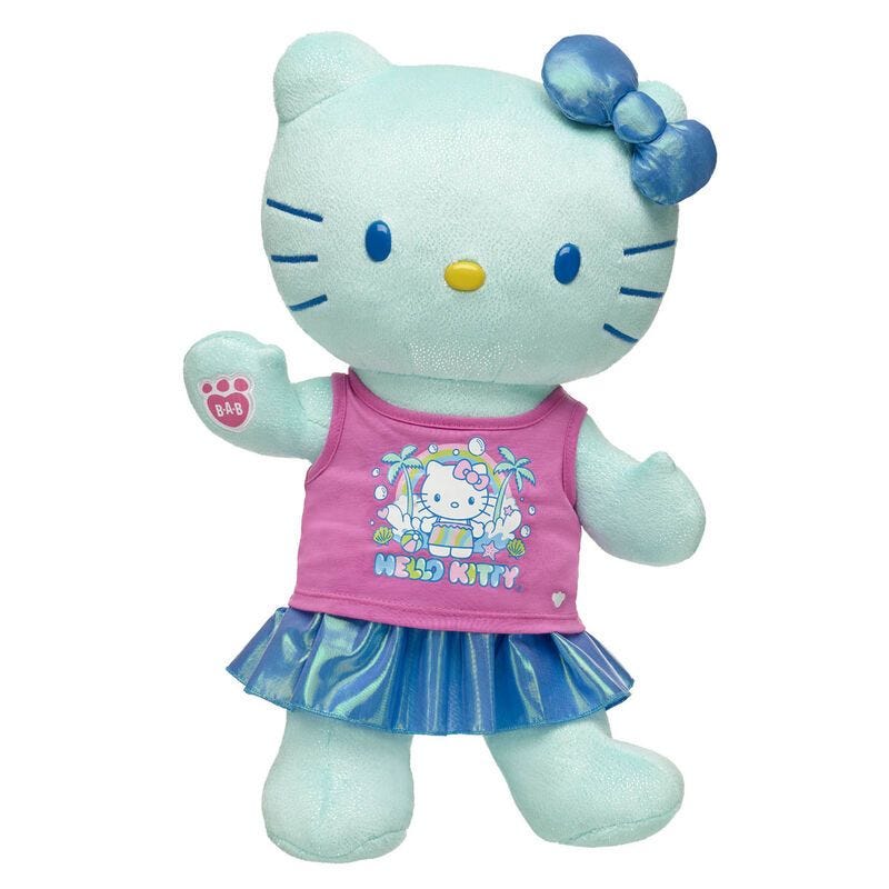 Summer Waves Hello Kitty Plush
