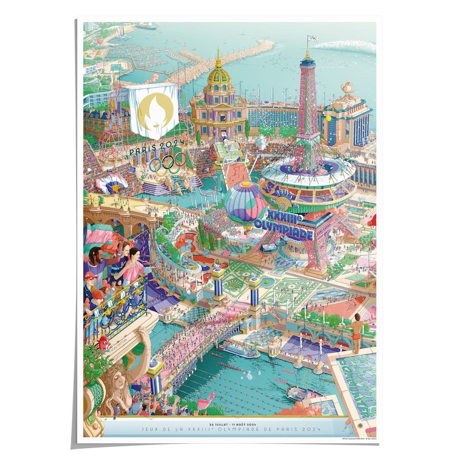 Paris 2024 Olympics Poster