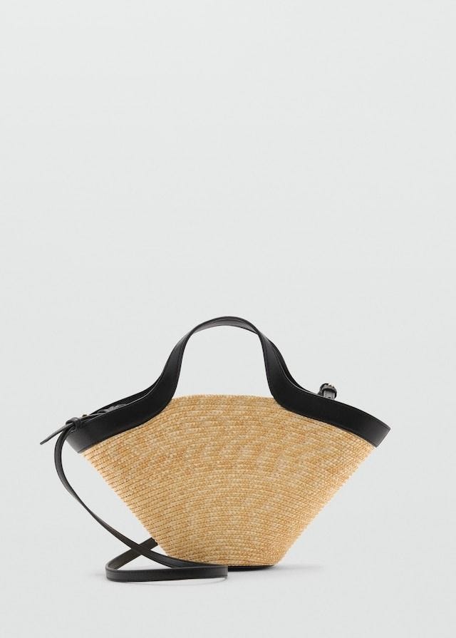 Natural Fiber Basket Bag