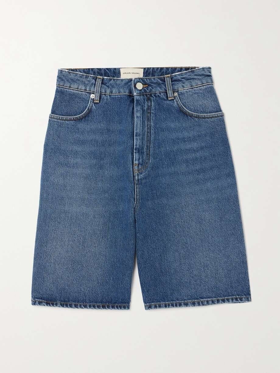 Isu High-Rise Organic Denim Shorts