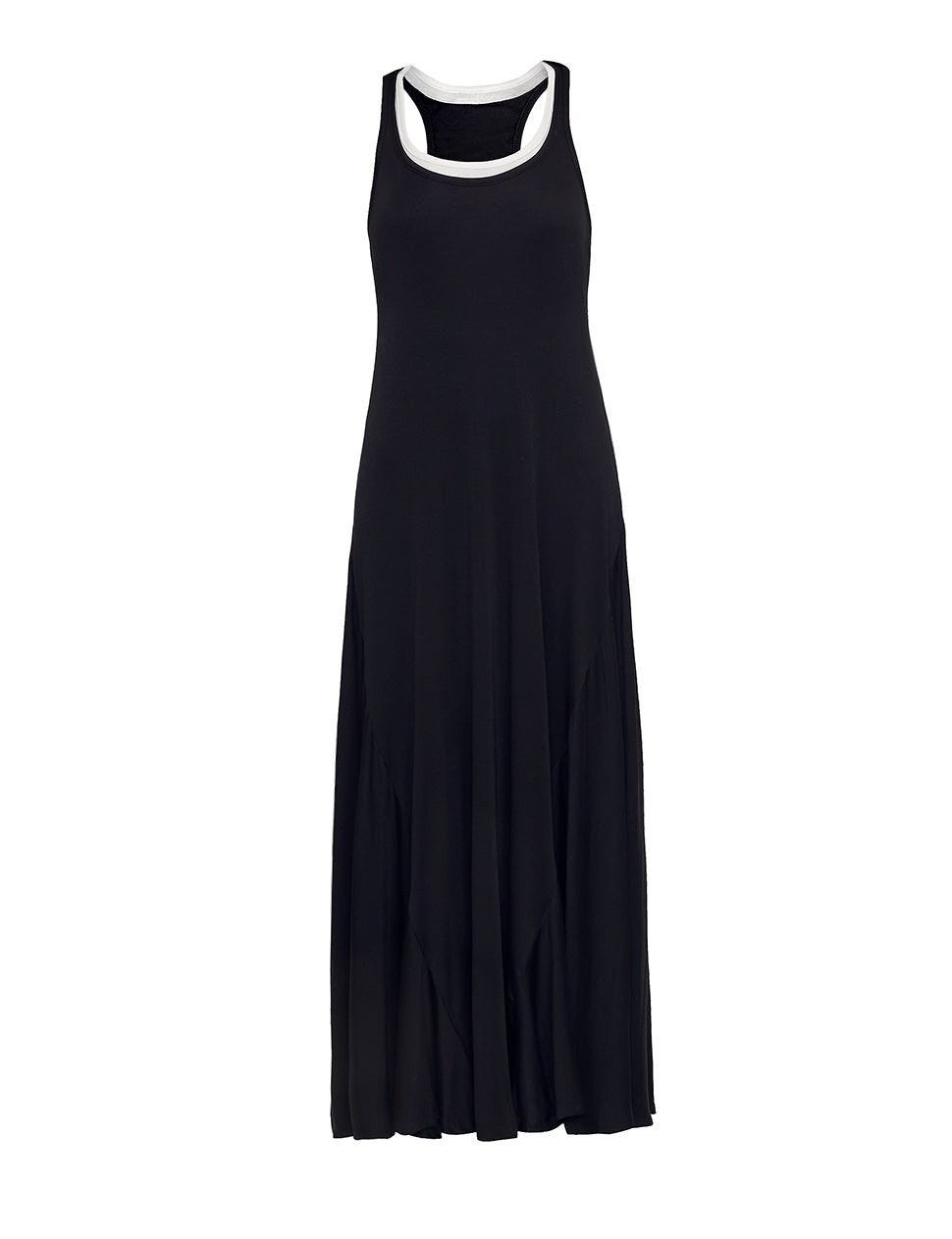 Two-Tone Tank Maxi Dress