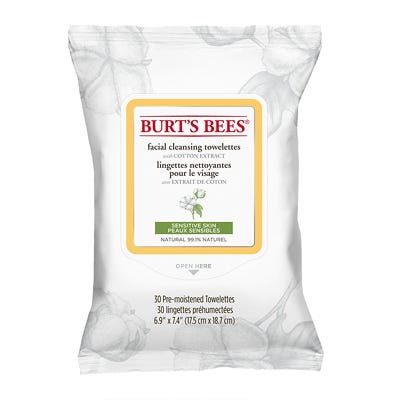 Burt’s Bees Sensitive Facial Cleansing Wipes
