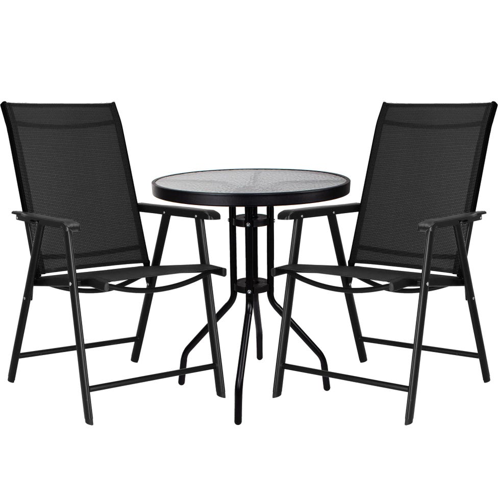 Juego de muebles de jardín mesa y 2 sillas