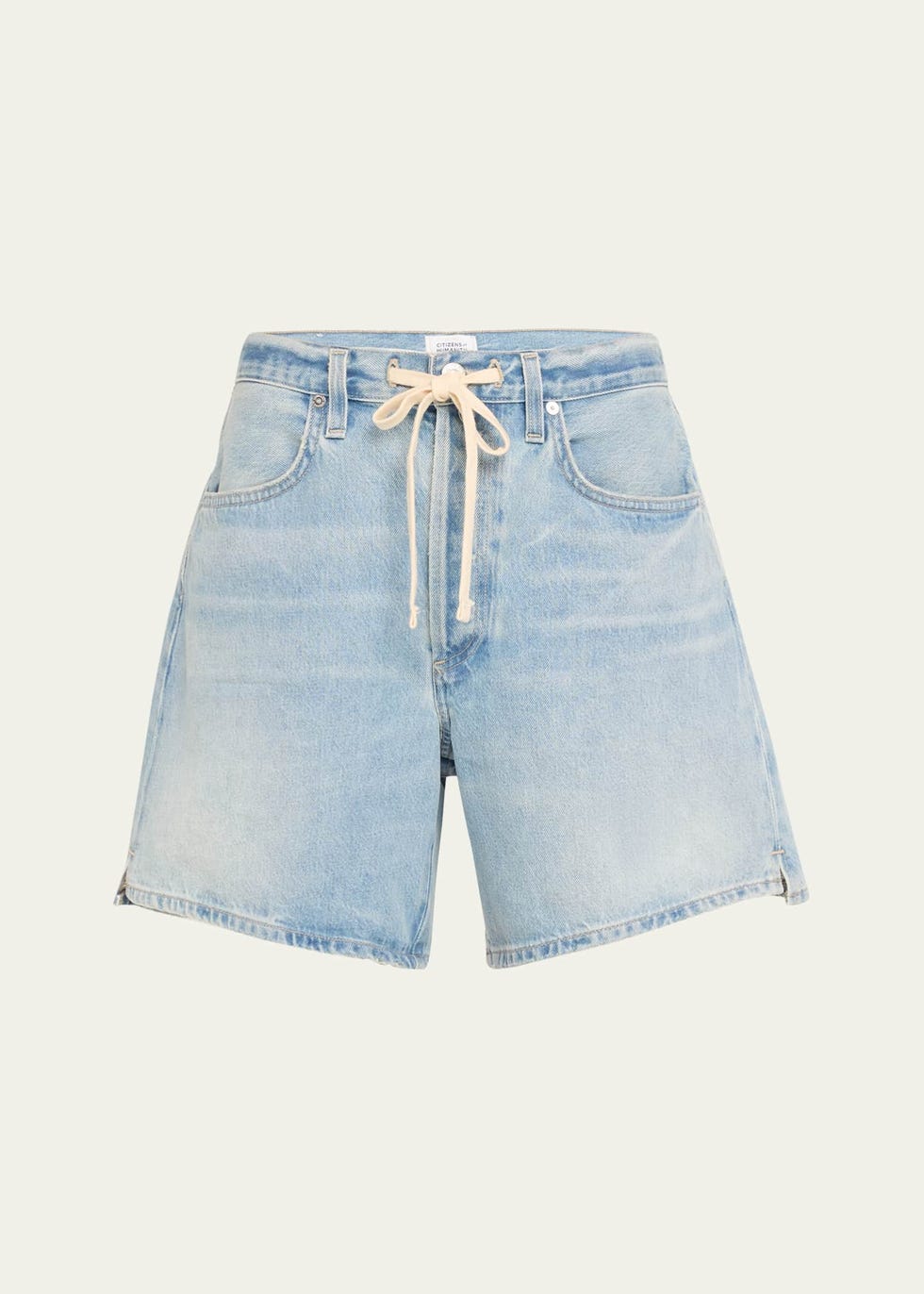 Brynn Drawstring Denim Shorts