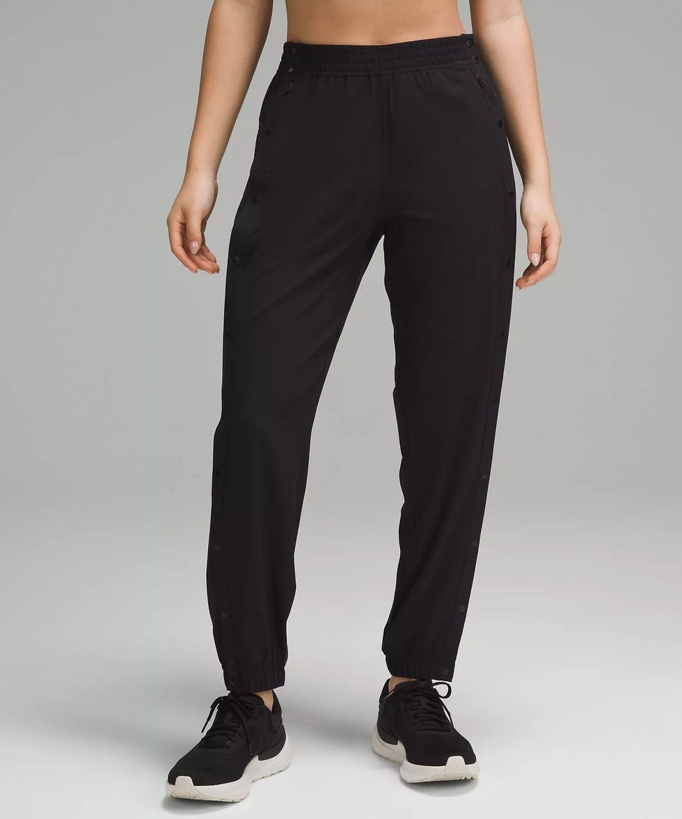 Tear-Away Mid-Rise Track Pants