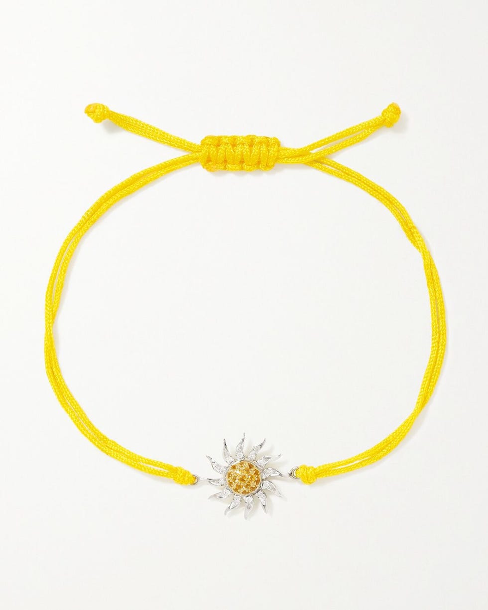 9-Karat White And Yellow Gold Bracelet