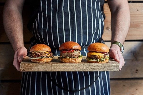 Burger, Fries and Drink for Two