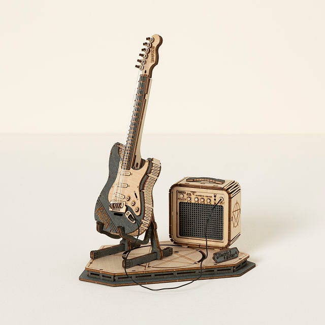 Mini Electric Guitar Model Building Kit