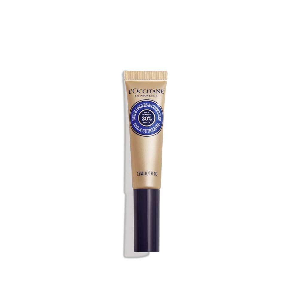 1722940855-1706614023-l-occitane-shea-butter-nail-and-cuticle-oil-65b8dc4710b1c.jpg?crop=1.00xw:1 أفضل زيوت البشرة لتهدئة آلام فراش الأظافر