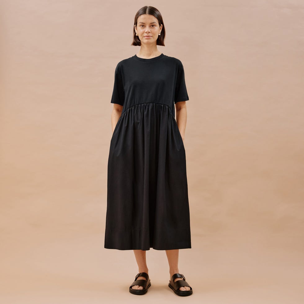 Gathered Waist Dress