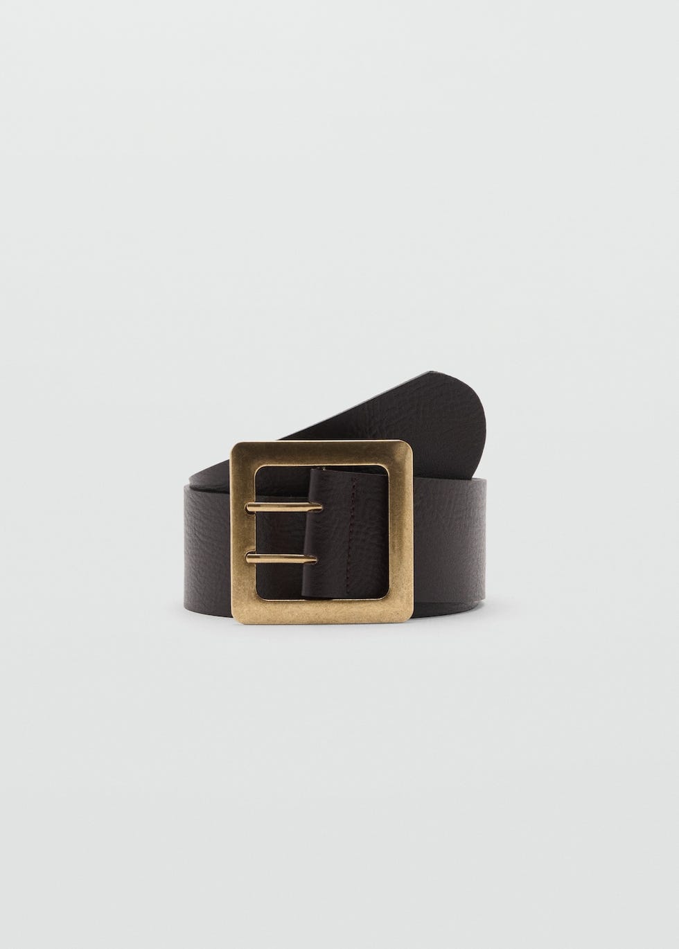 Buckle leather belt