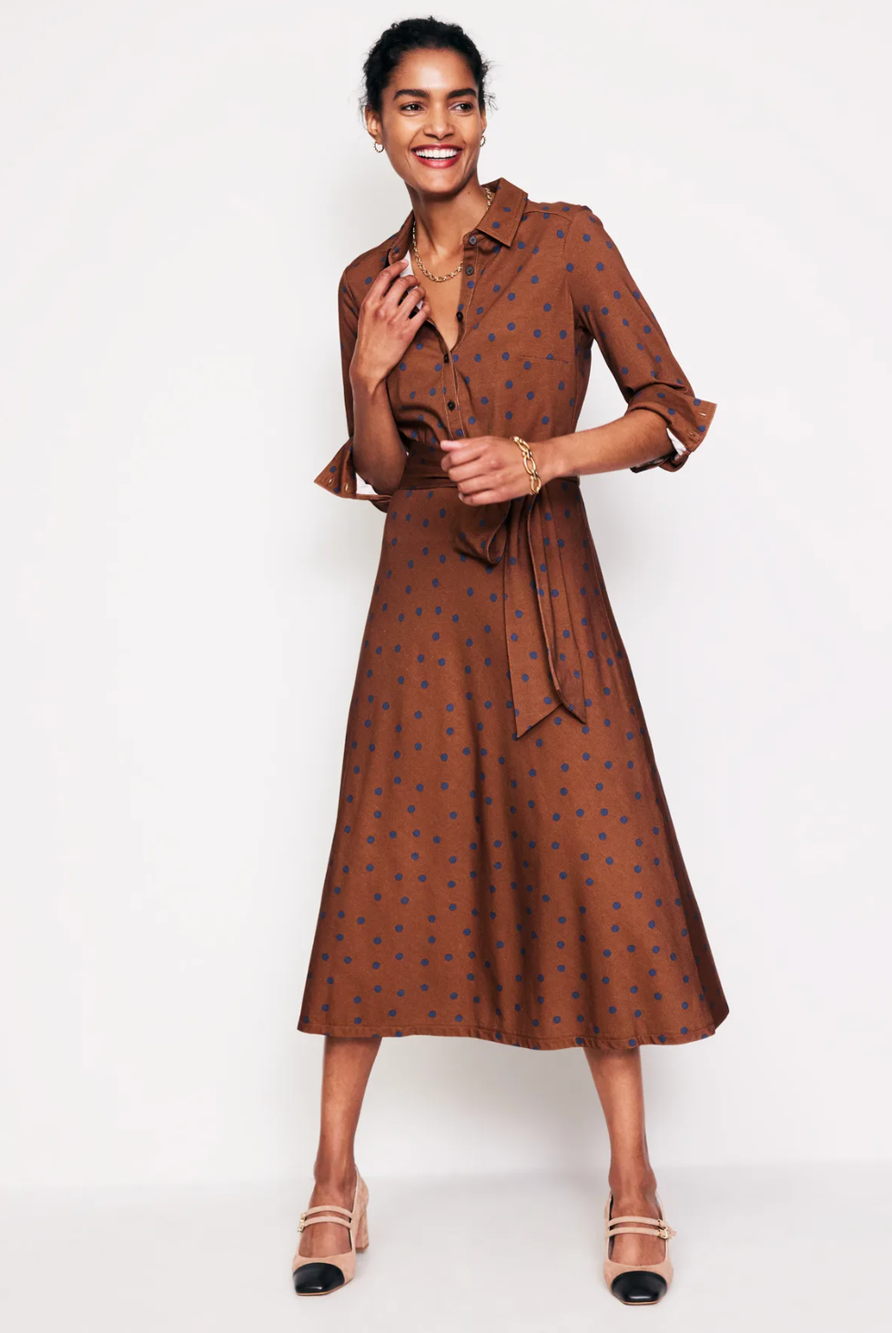 Midi Shirt Dress