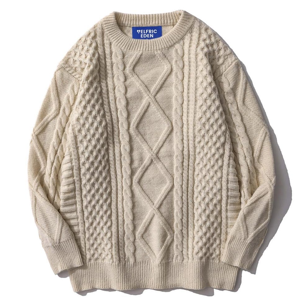 Vintage cable knit sweater