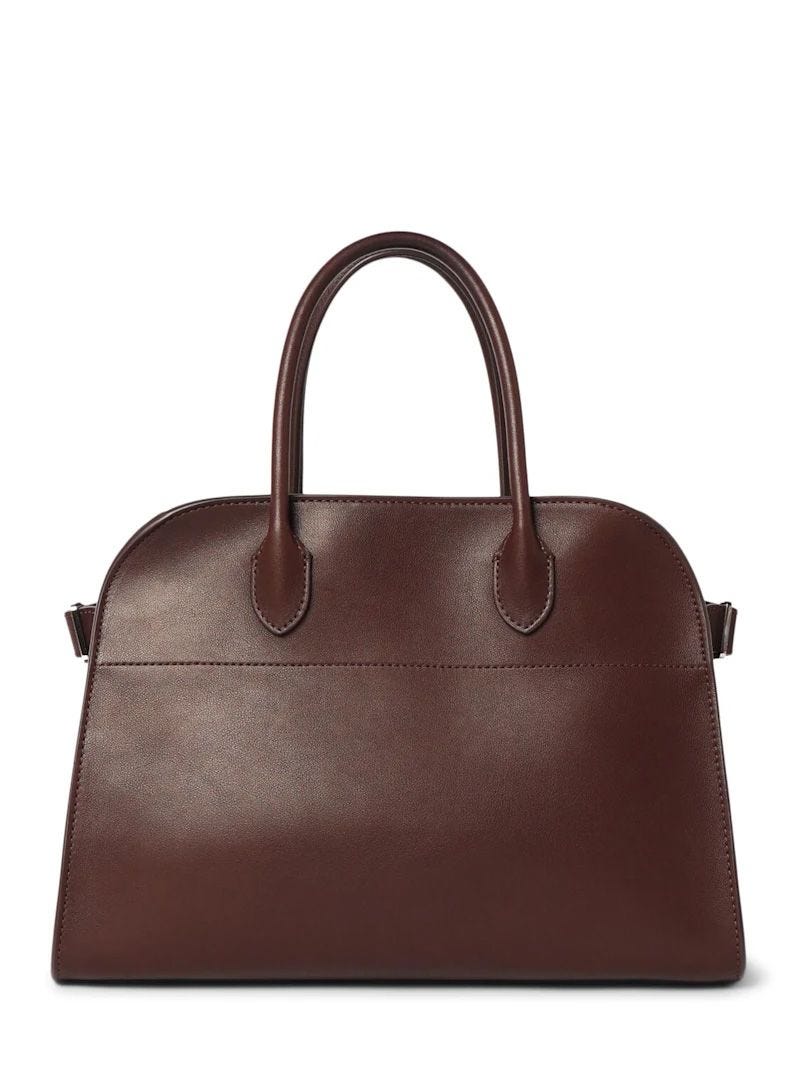 Margaux 12 Saddle Leather Tote Bag 