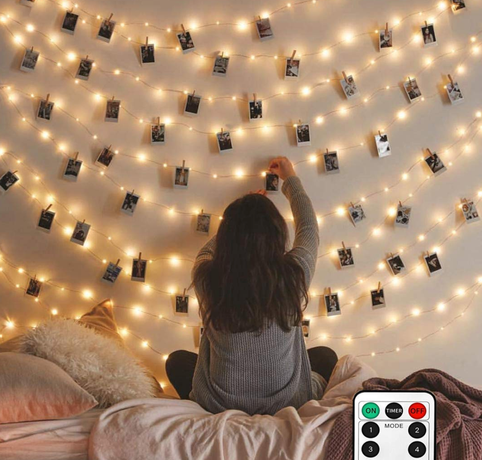 String Lights with Photo Hanging Clips 