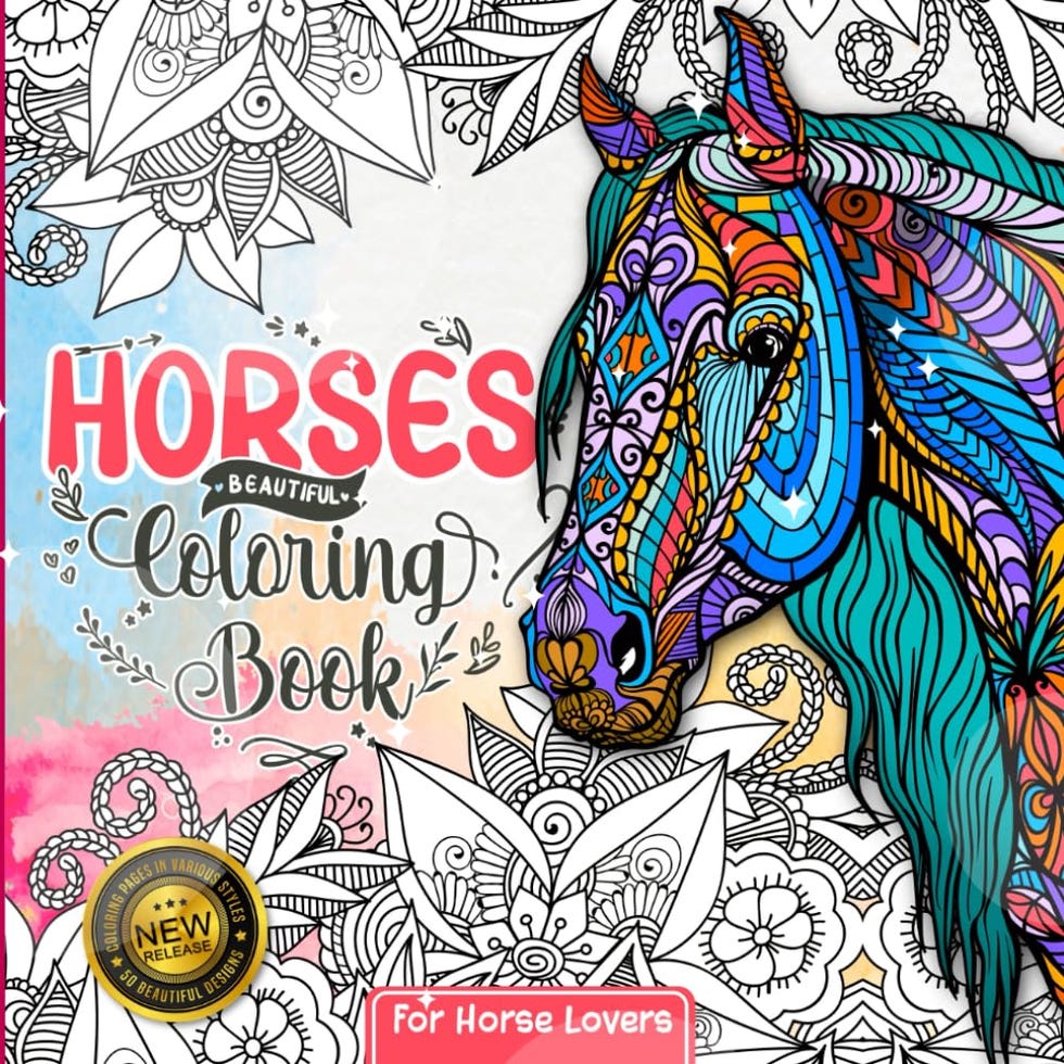 Horse coloring book