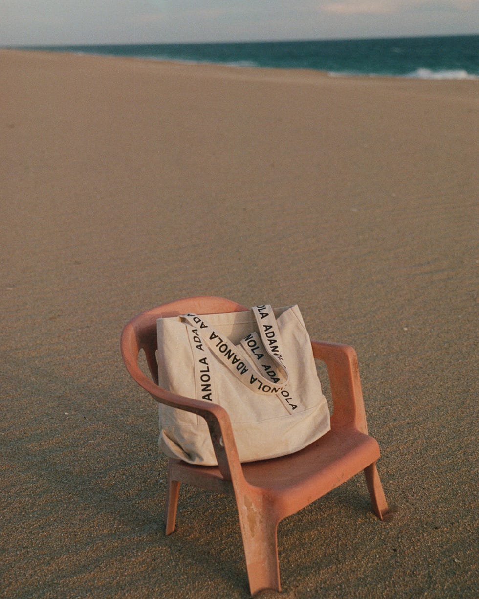 Branded Strap Tote Bag