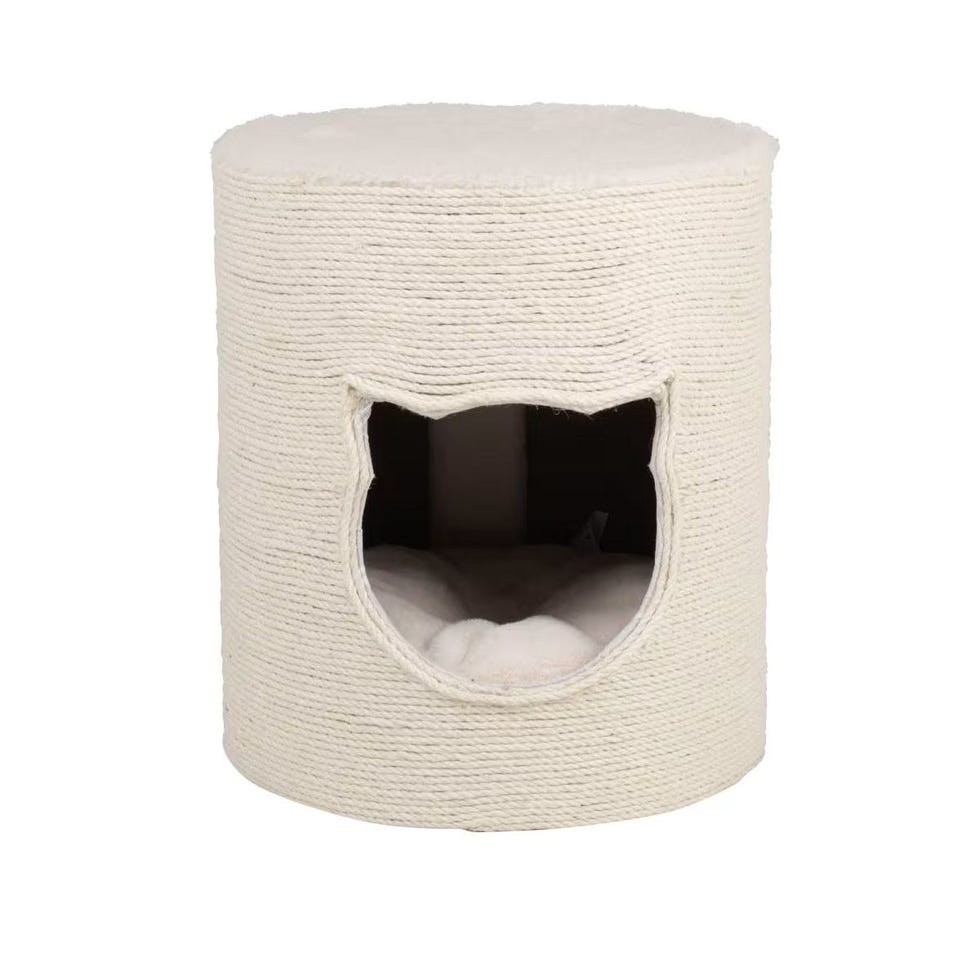 Camita rascador de yute beige