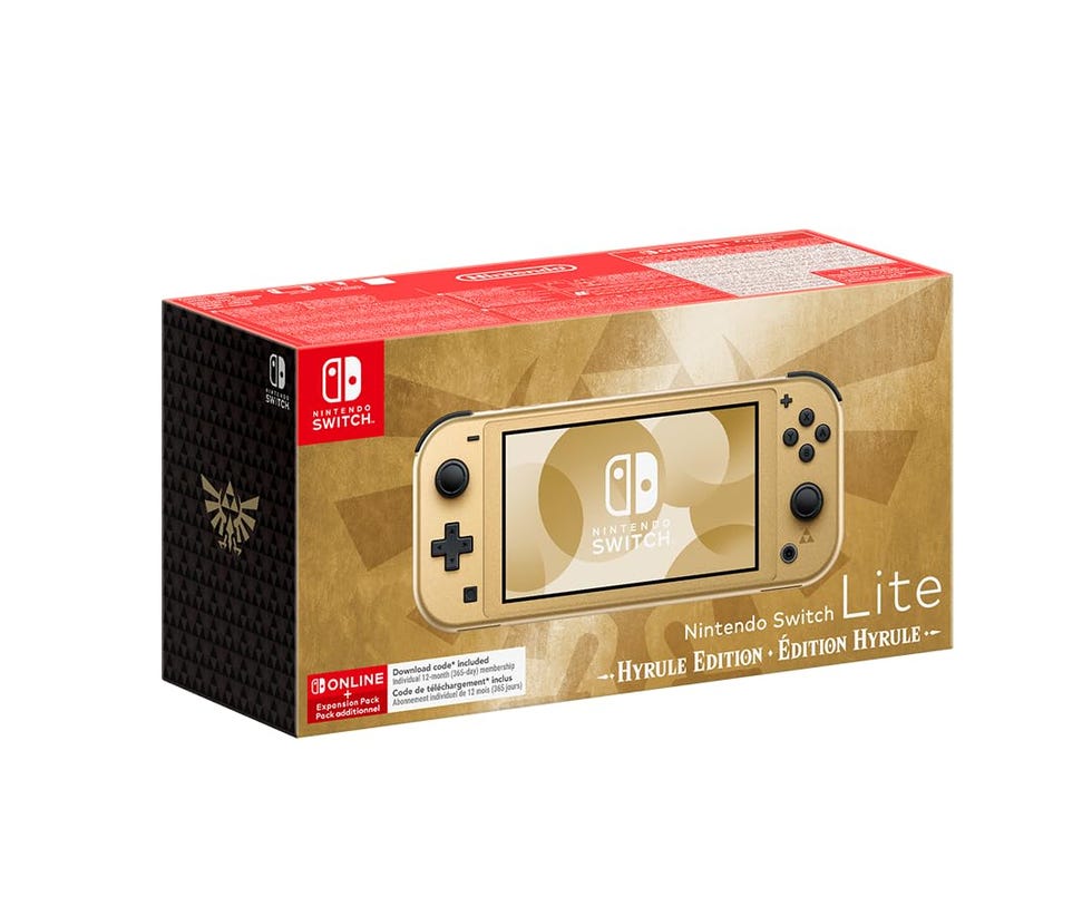 Nintendo Switch Lite : Édition Hyrule + 12 mois Nintendo Switch Online